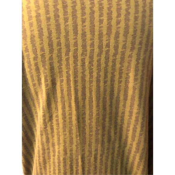 H By Halston Dress Womens Size XL High Low Hunter Green Stripes Tank Style - Picture 8 of 10